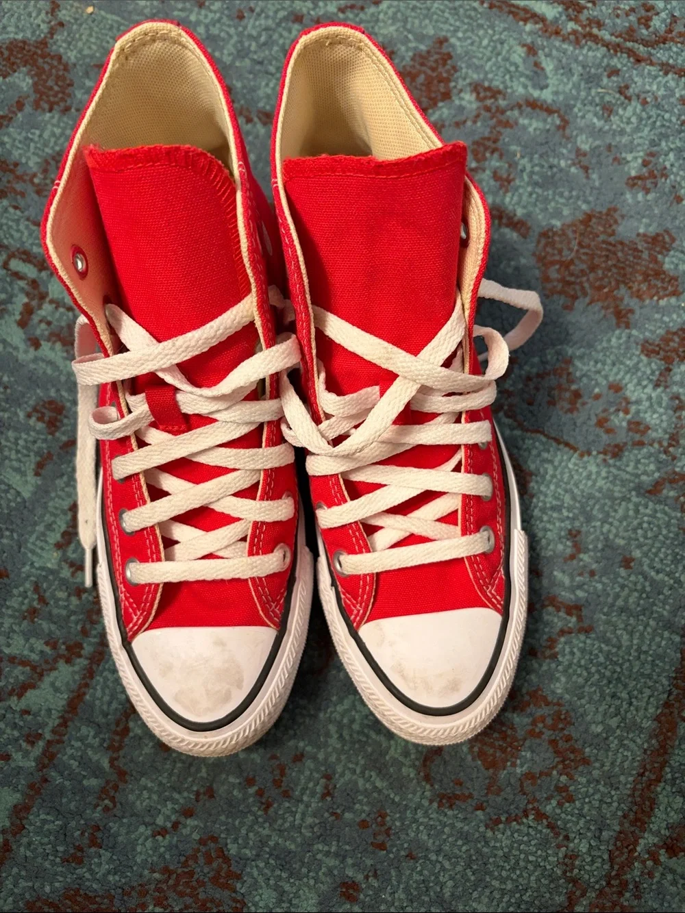 Converse Kids Red High Top Sneakers